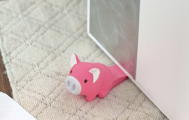 《luft》Piggy 造型門擋(小黑豬)-